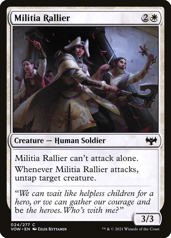 Militia Rallier (24) - Innistrad: Crimson Vow (VOW)