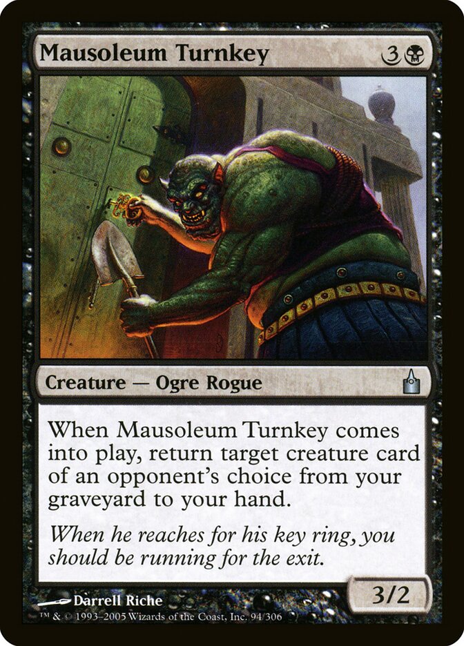 Mausoleum Turnkey (94) - Ravnica: City of Guilds (RAV)
