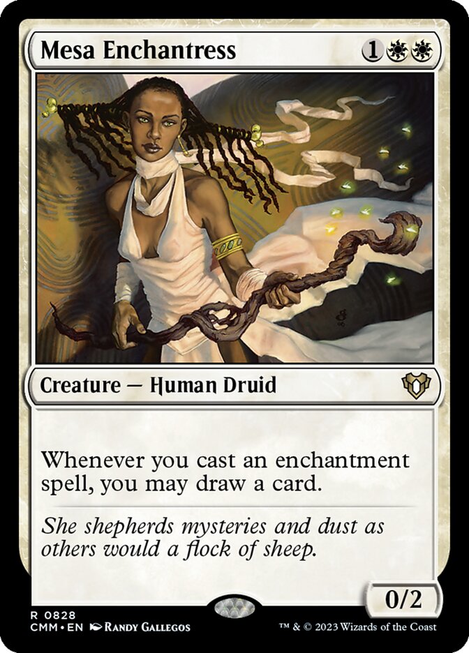Mesa Enchantress (828) - Commander Masters (CMM)