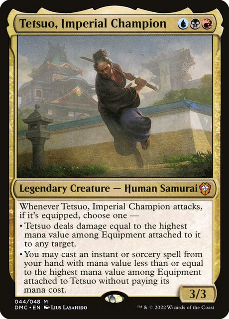 Tetsuo, Imperial Champion (44) - Dominaria United Commander (DMC)