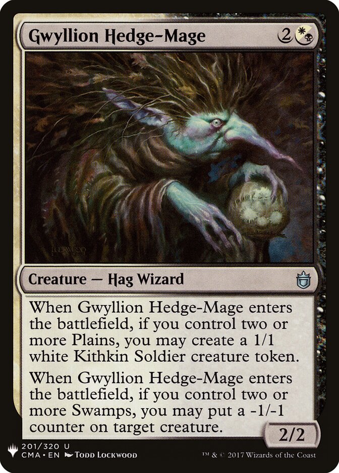 Gwyllion Hedge-Mage (CMA-201) - The List (PLST)