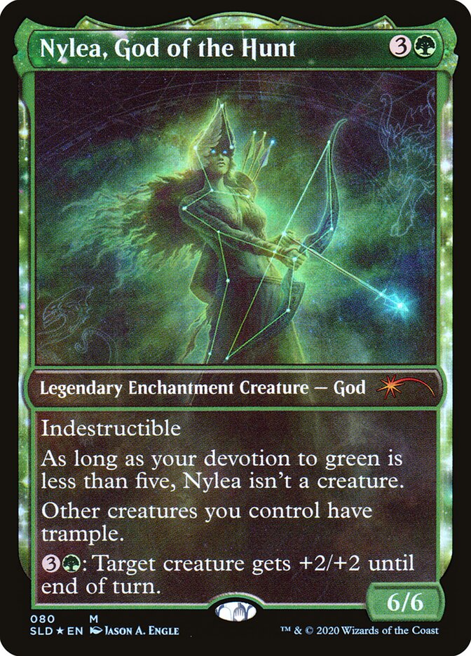 Nylea, God of the Hunt (80) - Secret Lair Drop (SLD)