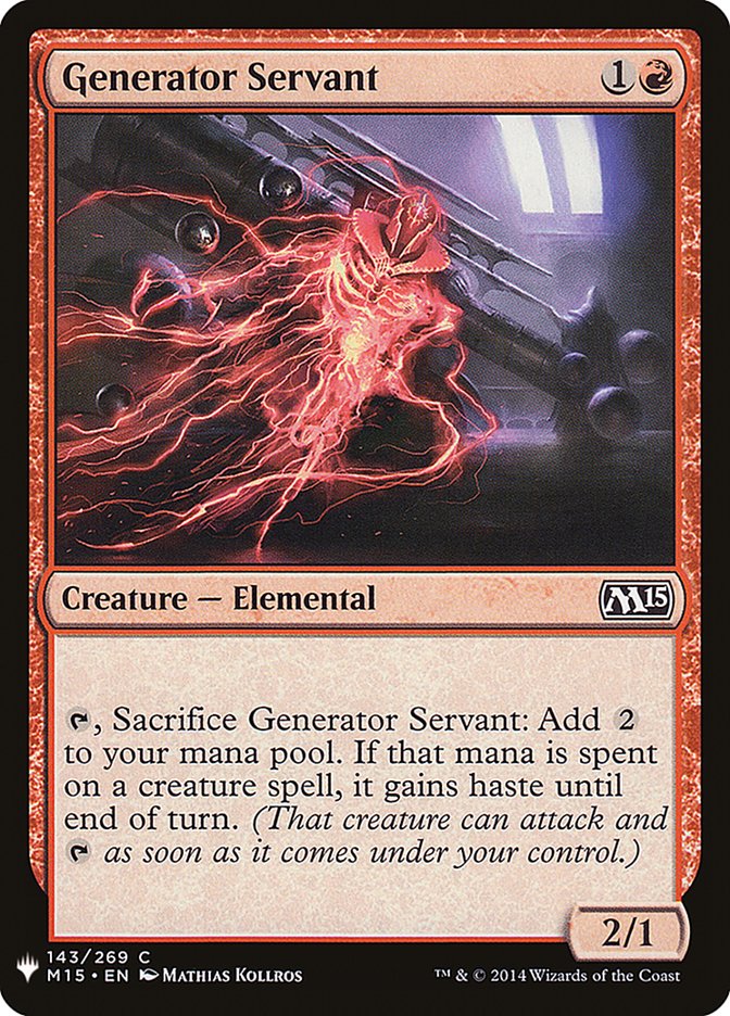 Generator Servant - The List (PLST)
