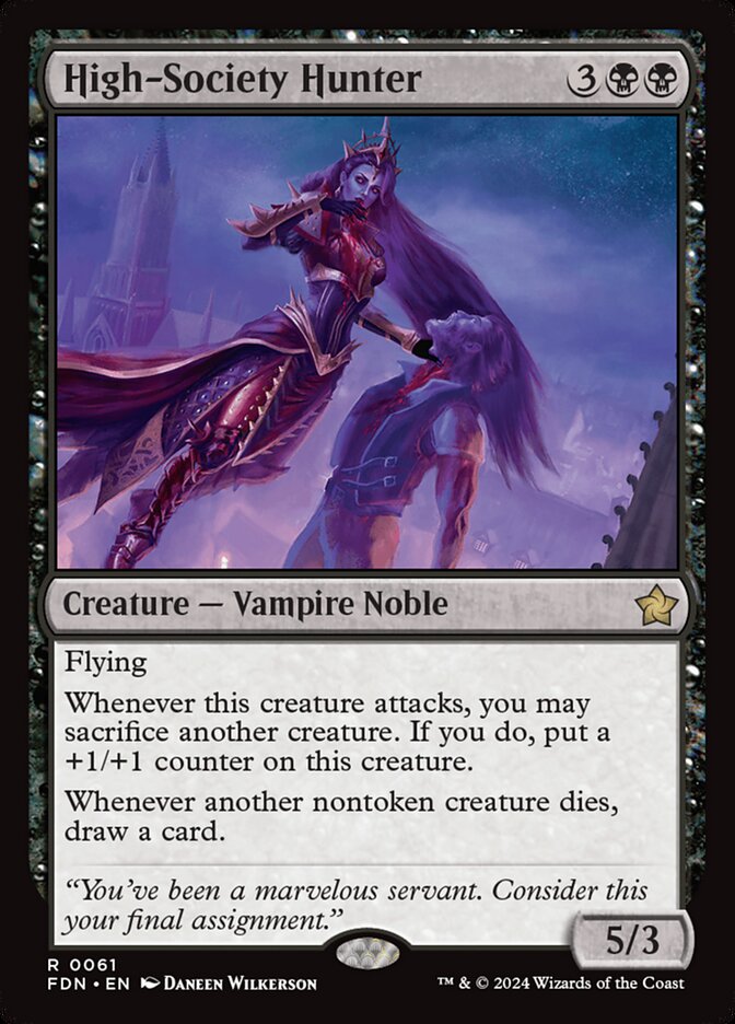 High-Society Hunter - [Foil] Foundations (FDN)