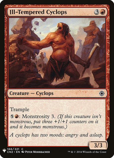 Ill-Tempered Cyclops (CN2-166) - The List (PLST)