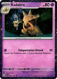 Kadabra - 064/165 (Cosmos Holo) (64) - Miscellaneous Cards & Products (MCAP)
