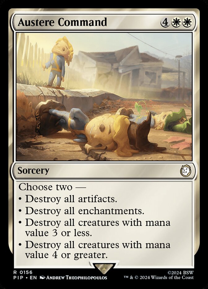 Austere Command - [Foil] Fallout (PIP)