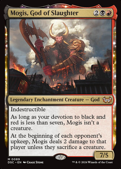 Mogis, God of Slaughter (89) - Duskmourn: House of Horror Commander (DSC)