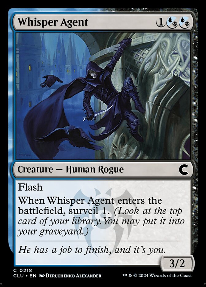 Whisper Agent (218) - Ravnica: Clue Edition (CLU)