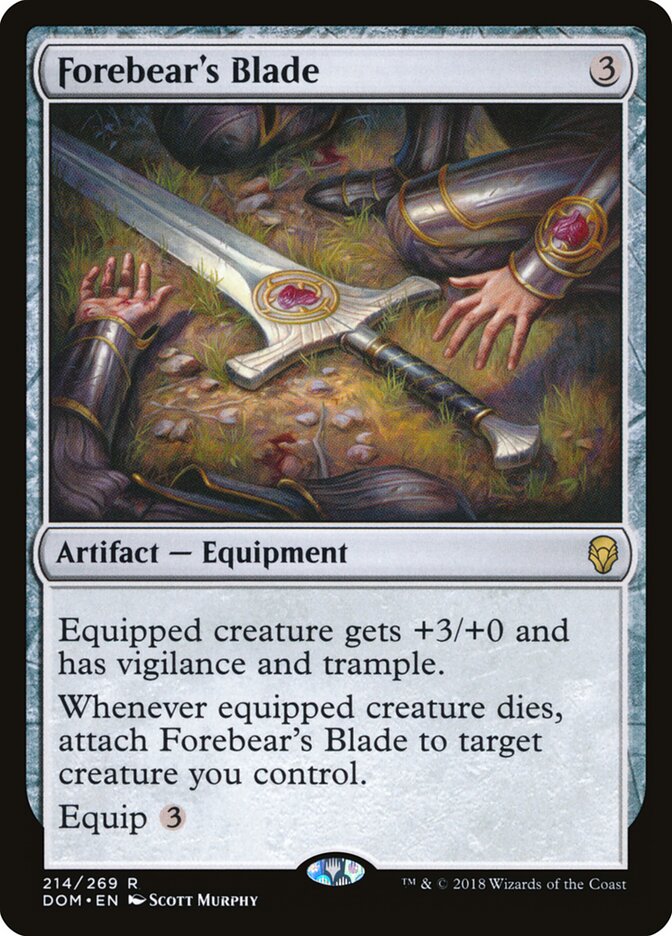 Forebear's Blade (214) - Dominaria (DOM)