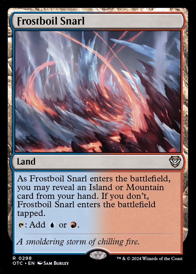 Frostboil Snarl (298) - Outlaws of Thunder Junction Commander (OTC)
