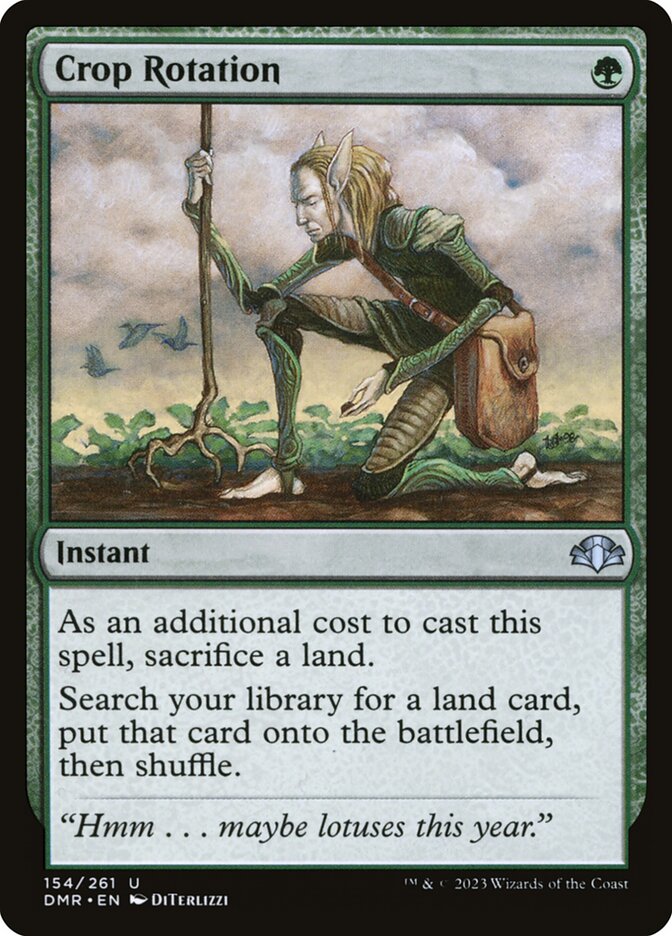 Crop Rotation (154) - Dominaria Remastered (DMR)