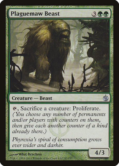 Plaguemaw Beast (87) - Mirrodin Besieged (MBS)