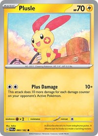 Plusle (60) - SV04: Paradox Rift (PAR)