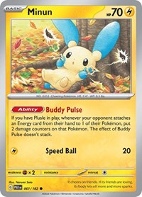 Minun (61) - SV04: Paradox Rift (PAR)