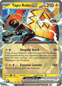 Tapu Koko ex (68) - SV04: Paradox Rift (PAR)