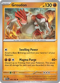 Groudon (93) - SV04: Paradox Rift (PAR)