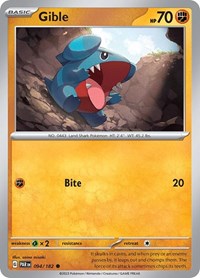 Gible (94) - SV04: Paradox Rift (PAR)