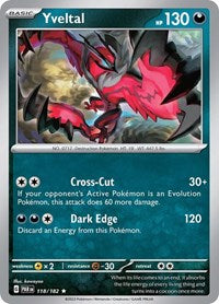 Yveltal (118) - SV04: Paradox Rift (PAR)