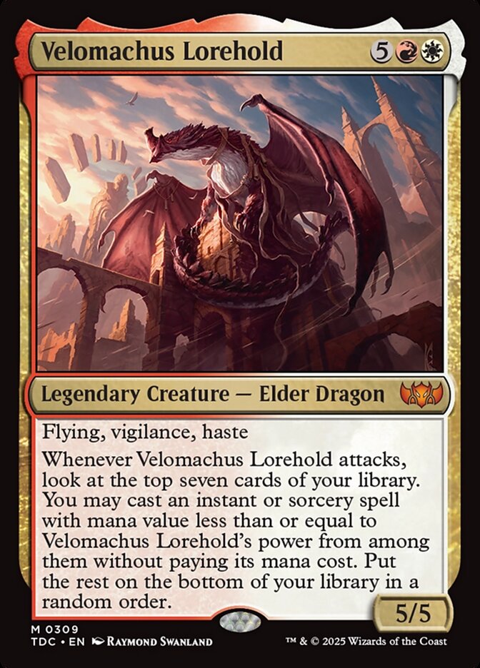 Velomachus Lorehold (309) - Tarkir: Dragonstorm Commander (TDC)