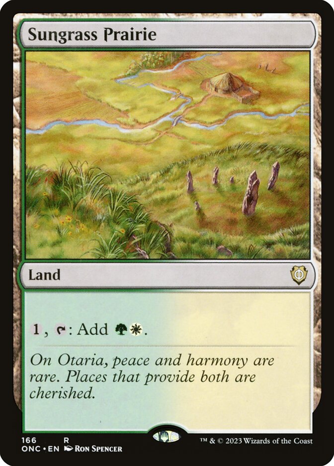 Sungrass Prairie (166) - Phyrexia: All Will Be One Commander (ONC)