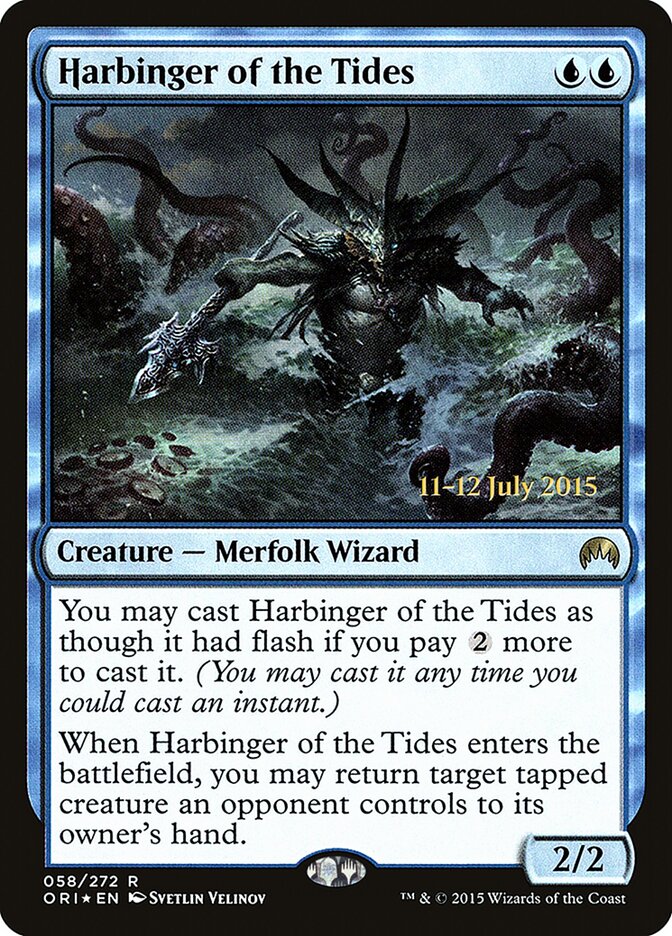 Harbinger of the Tides (58s) - Magic Origins Promos (PORI)