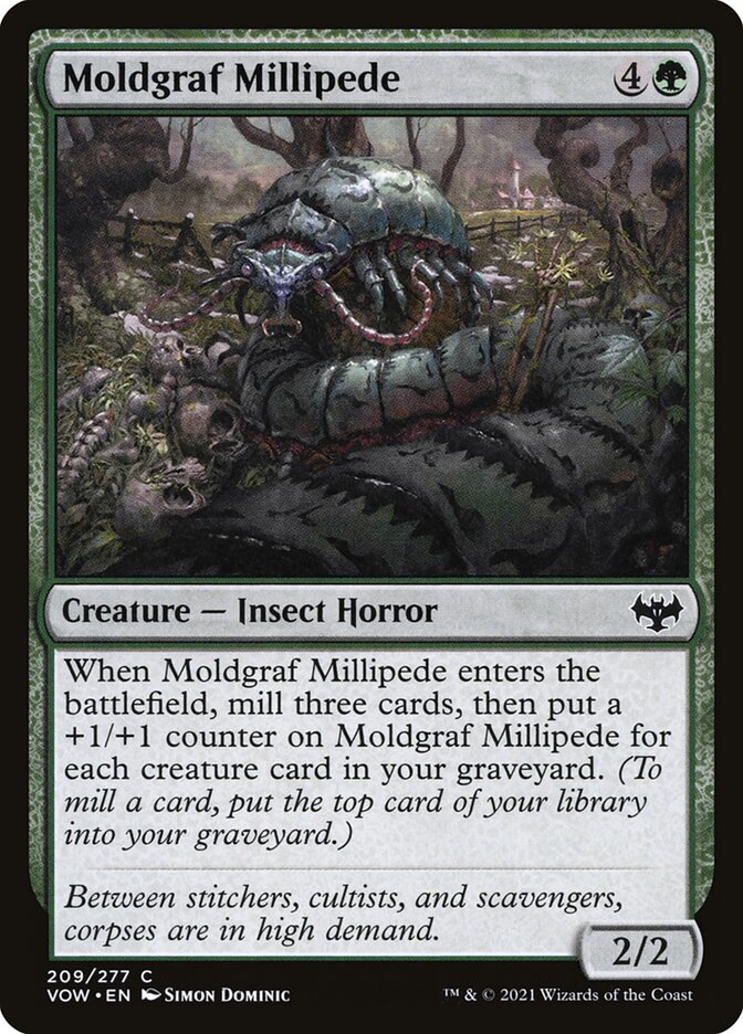 Moldgraf Millipede (209) - Innistrad: Crimson Vow (VOW)