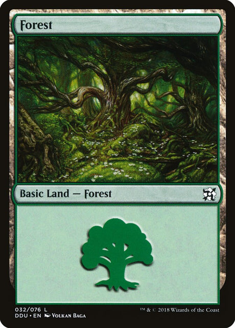 Forest (32) - Duel Decks: Elves vs. Inventors (DDU)