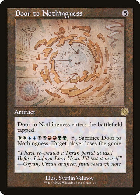 Door to Nothingness (77) - The Brothers' War Retro Artifacts (BRR)