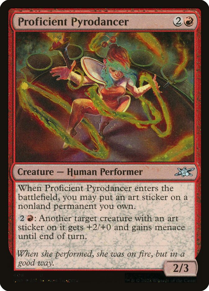 Proficient Pyrodancer (406) - Unfinity (UNF)