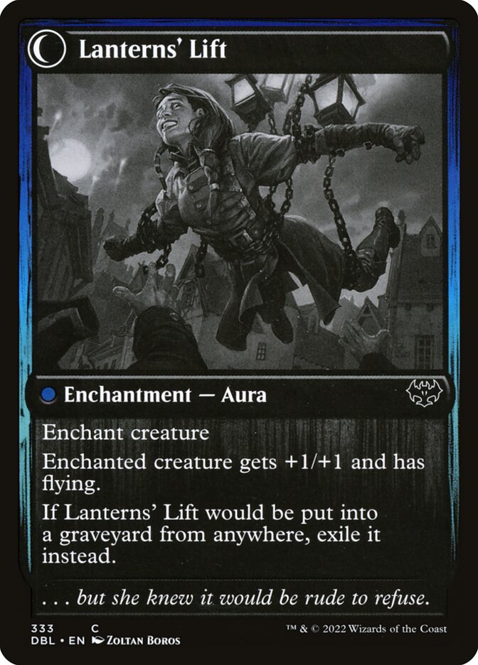 Lantern Bearer // Lanterns' Lift (333) - Innistrad: Double Feature (DBL)