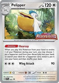 Pelipper - 022 (Prerelease) (22) - SV: Scarlet & Violet Promo Cards (SVP)
