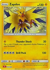 Zapdos (12) - Trading Card Game Classic (CL)