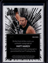 2026 Leaf Pop Century - Metal Auto #MA-MH1 Matt Hardy Pink Crystal /5
