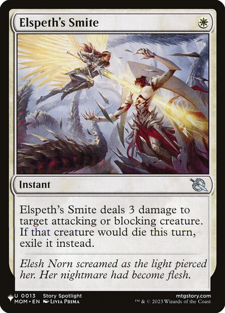 Elspeth's Smite (MOM-13) - The List (PLST)