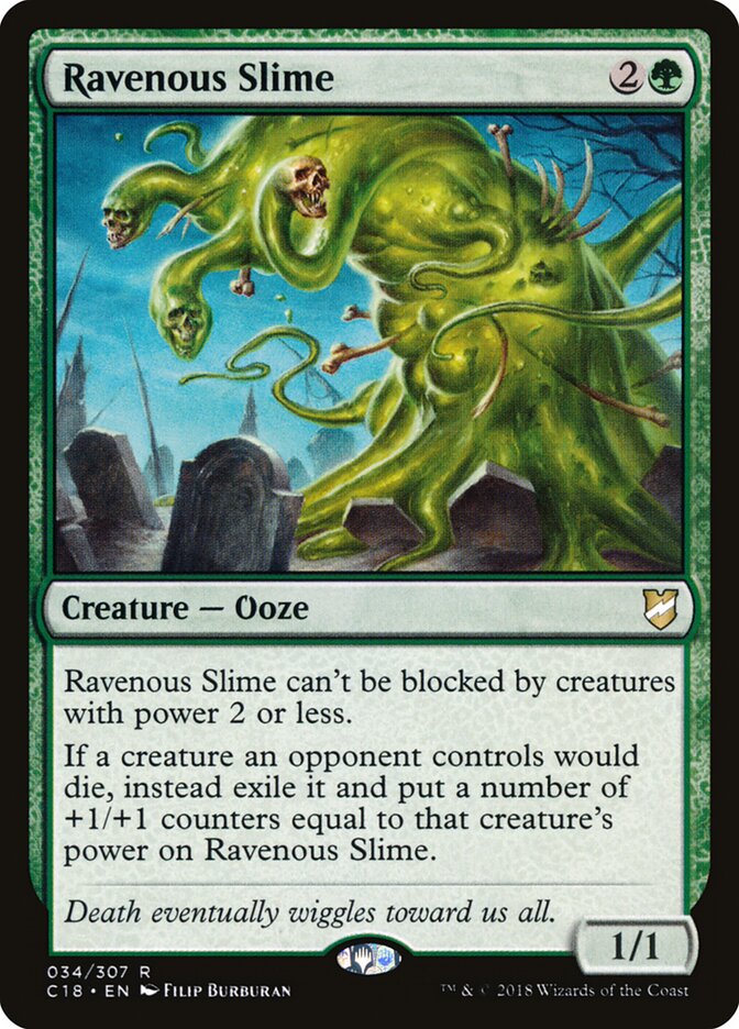 Ravenous Slime (34) - Commander 2018 (C18)