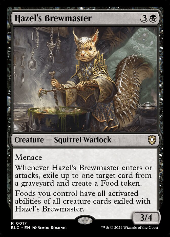 Hazel's Brewmaster (17) - Bloomburrow Commander (BLC)