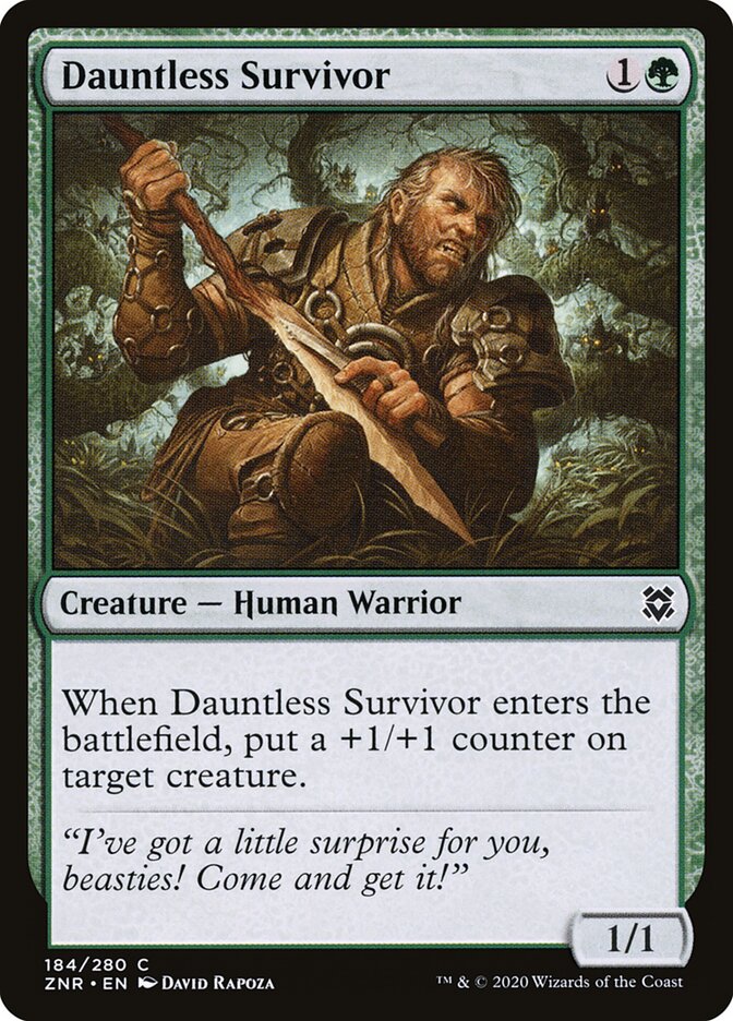 Dauntless Survivor (184) - Zendikar Rising (ZNR)