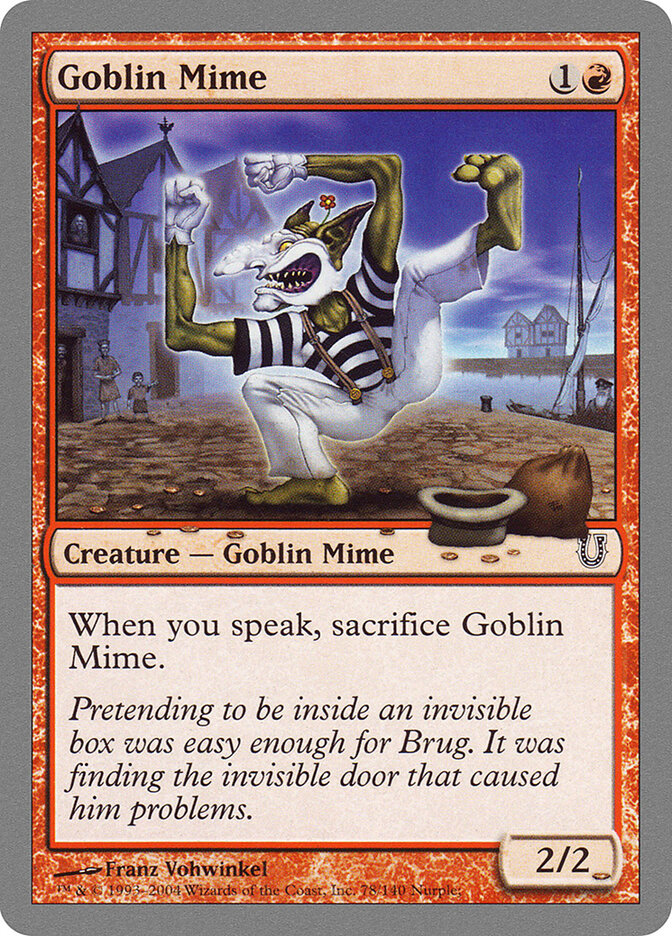 Goblin Mime (78) - Unhinged (UNH)