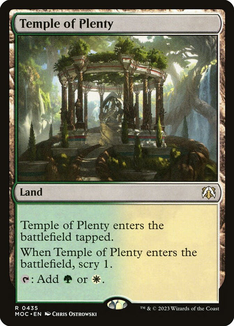 Temple of Plenty (435) - March of the Machine Commander (MOC)