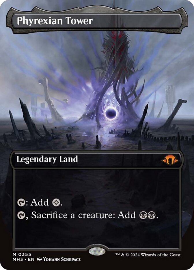 Phyrexian Tower - [Foil, Borderless] Modern Horizons 3 (MH3)