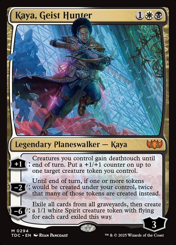 Kaya, Geist Hunter (294) - Tarkir: Dragonstorm Commander (TDC)