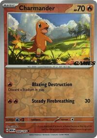 Charmander - 004/165 (EBGames Exclusive) (4) - Miscellaneous Cards & Products (MCAP)