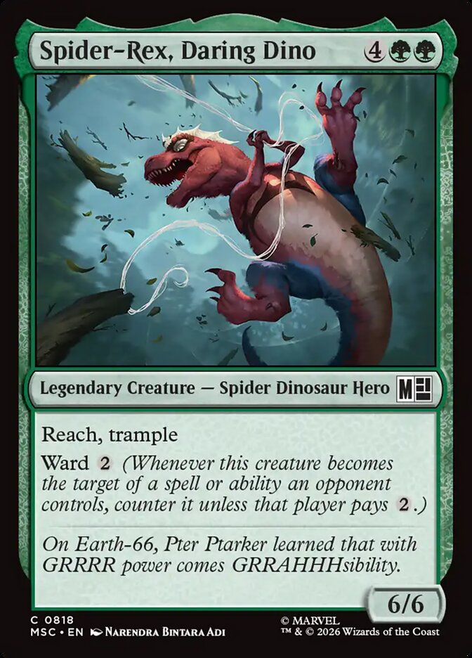Spider-Rex, Daring Dino (818) - Marvel Super Heroes Commander (MSC)