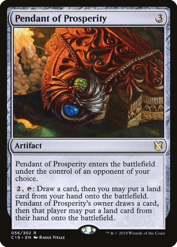Pendant of Prosperity (56) - Commander 2019 (C19)