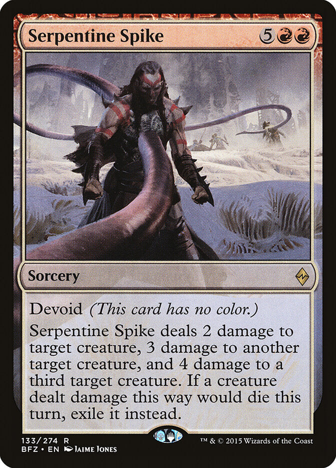 Serpentine Spike (133) - Battle for Zendikar (BFZ)