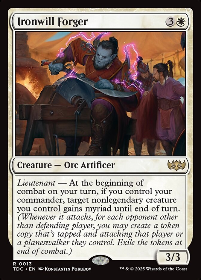 Ironwill Forger (13) - Tarkir: Dragonstorm Commander (TDC)
