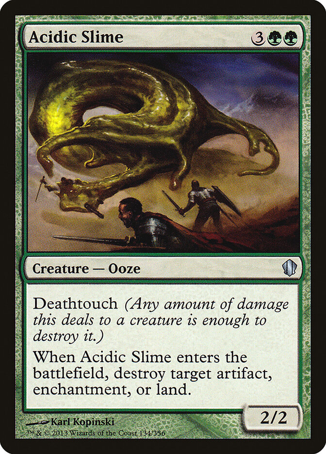Acidic Slime (134) - Commander 2013 (C13)