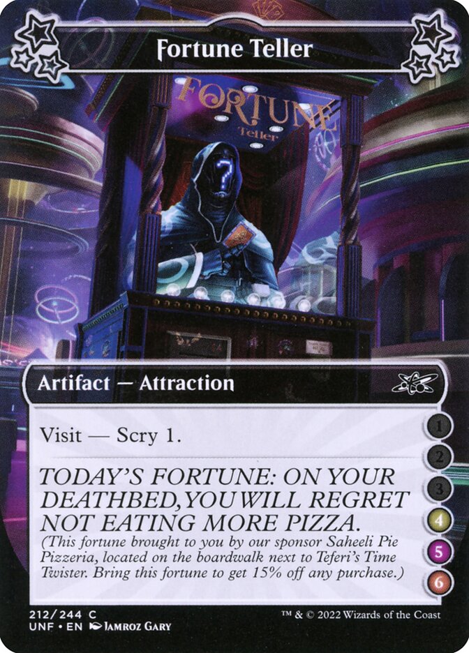 Fortune Teller (212f) - Unfinity (UNF)