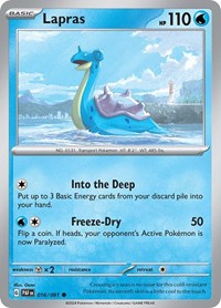 Lapras (16) - SV: Paldean Fates (PAF)